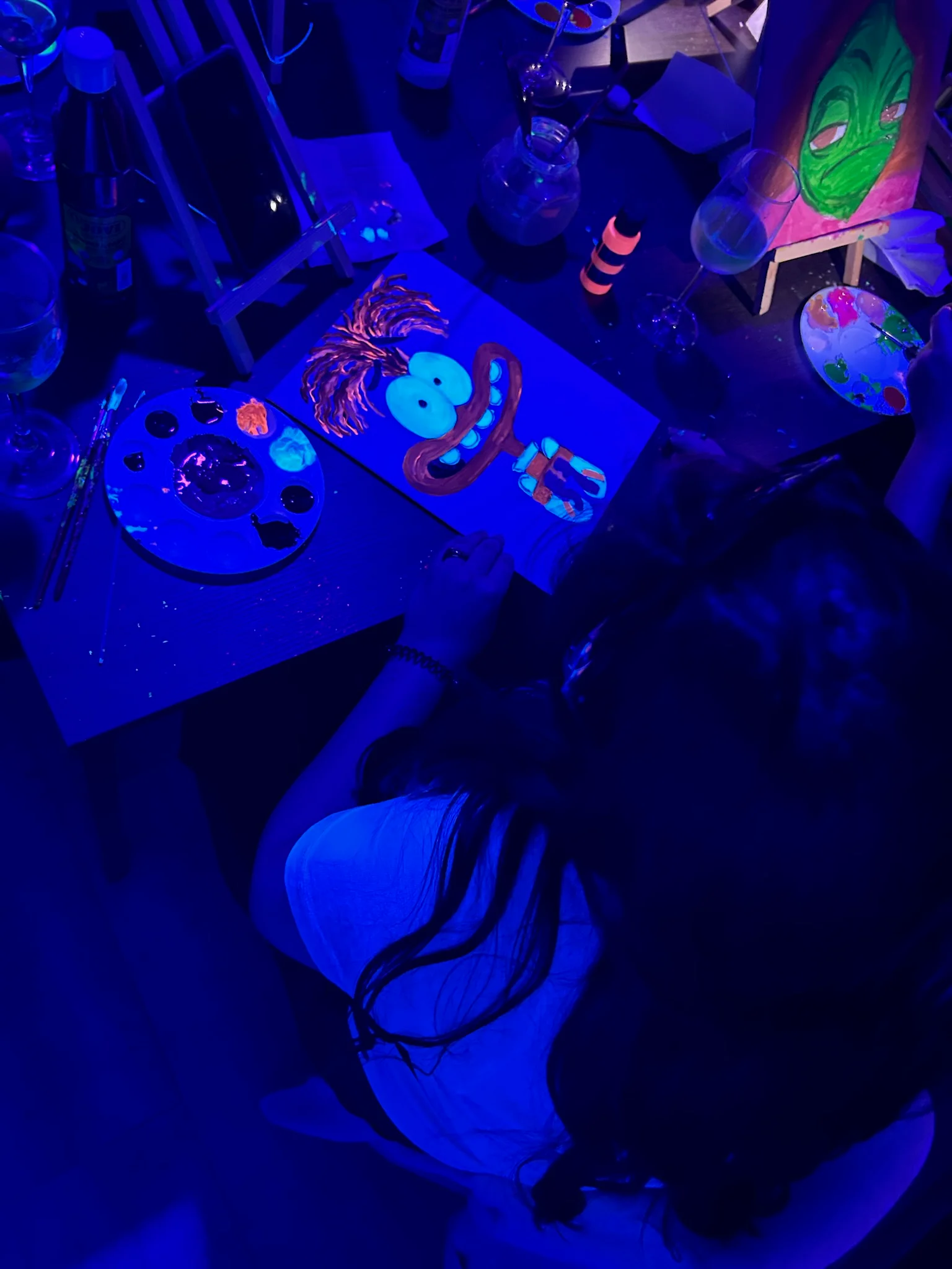 Grupo disfrutando en Quenipintao